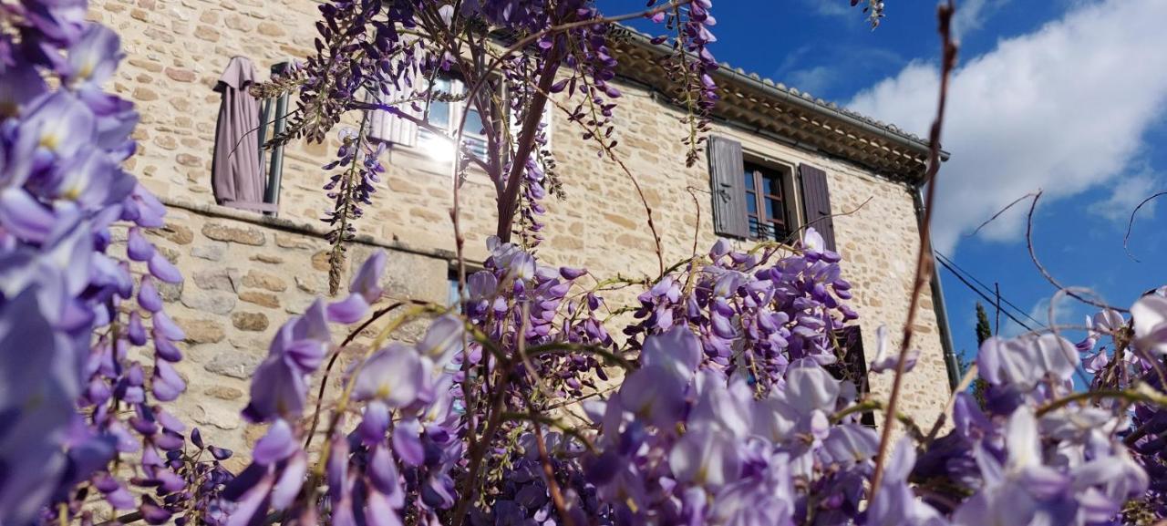 La Maison Wisteria Saint-Pantaléon-les-Vignes Esterno foto