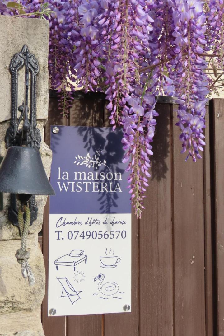 La Maison Wisteria Saint-Pantaléon-les-Vignes Esterno foto